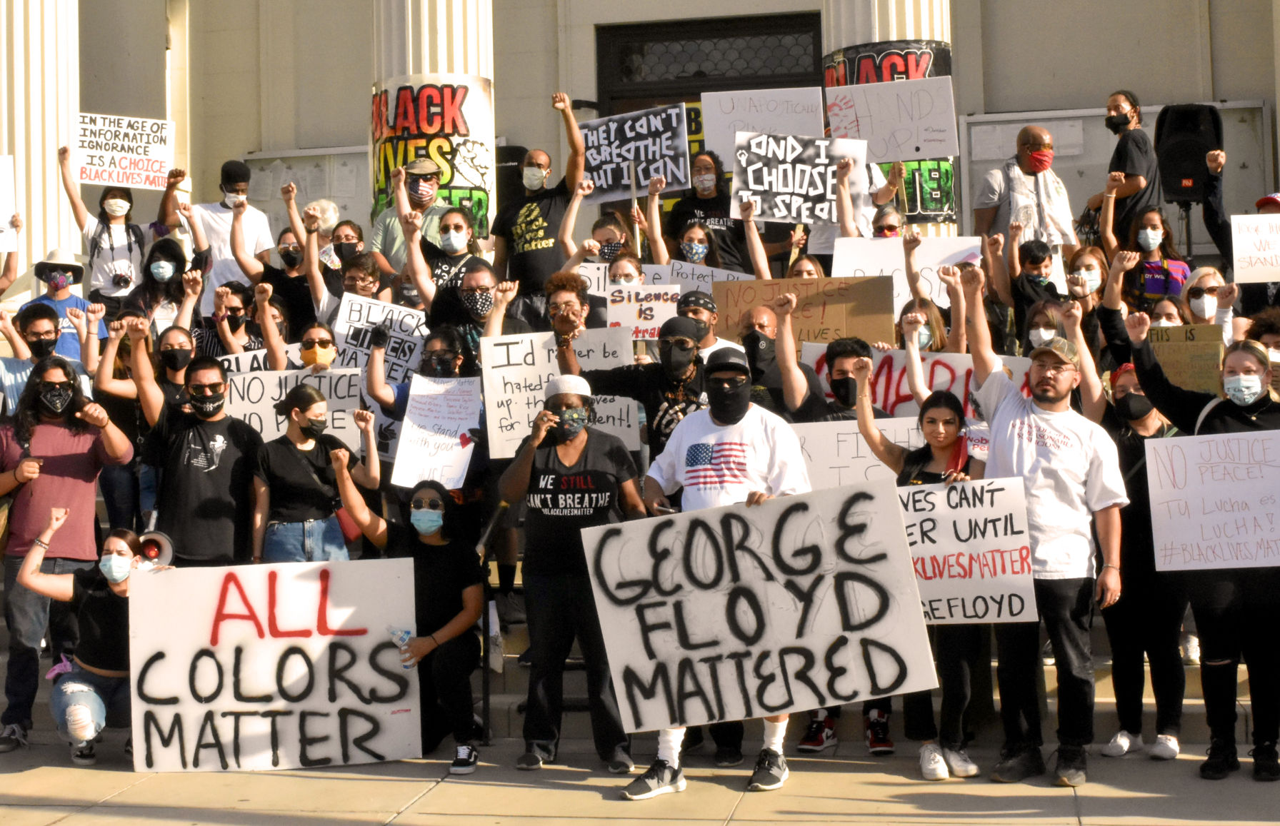 Hundreds gather for Black Lives Matter rally